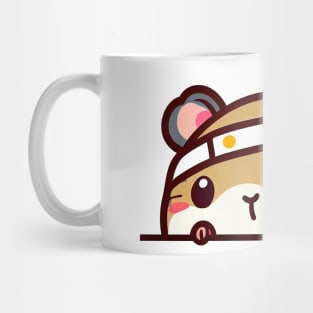 Sneaky japanese hamster so cute Mug